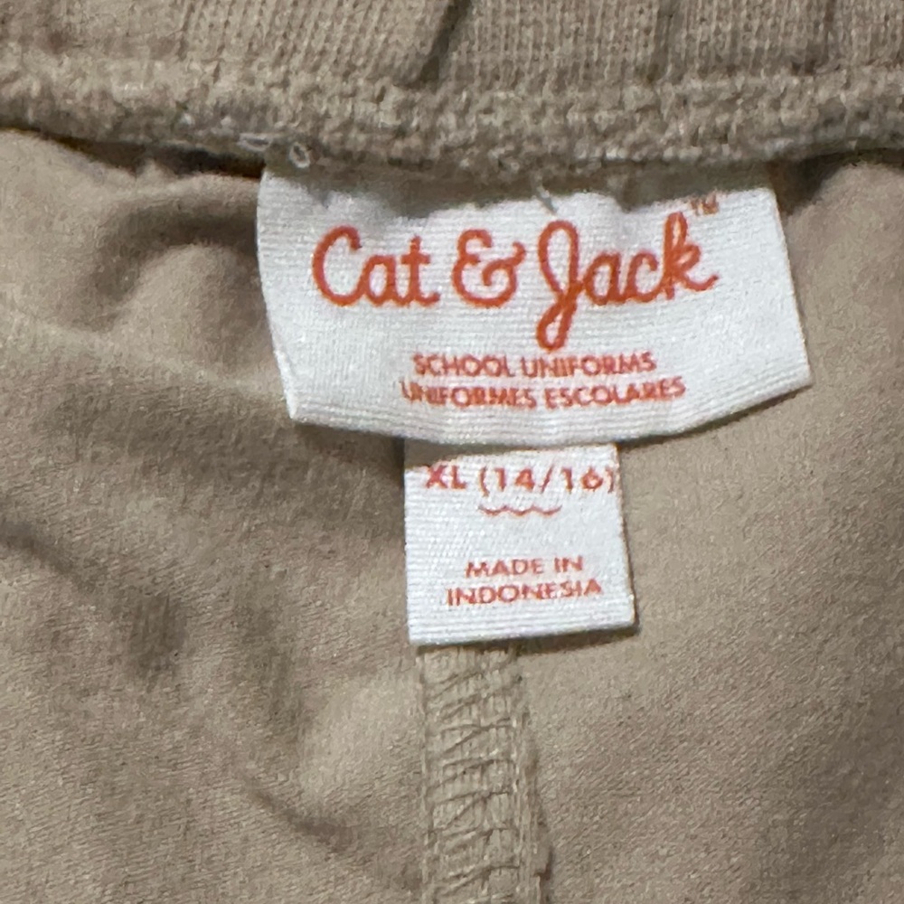 Cat & Jack Girls Khaki Skater Skort - Picture 3 of 3